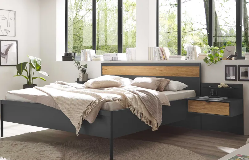 Wiemann Möbel Acapulco Bett grau