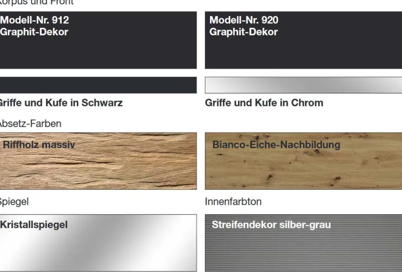 Wiemann Möbel Acapulco Kleiderschrank grau modern Clearance