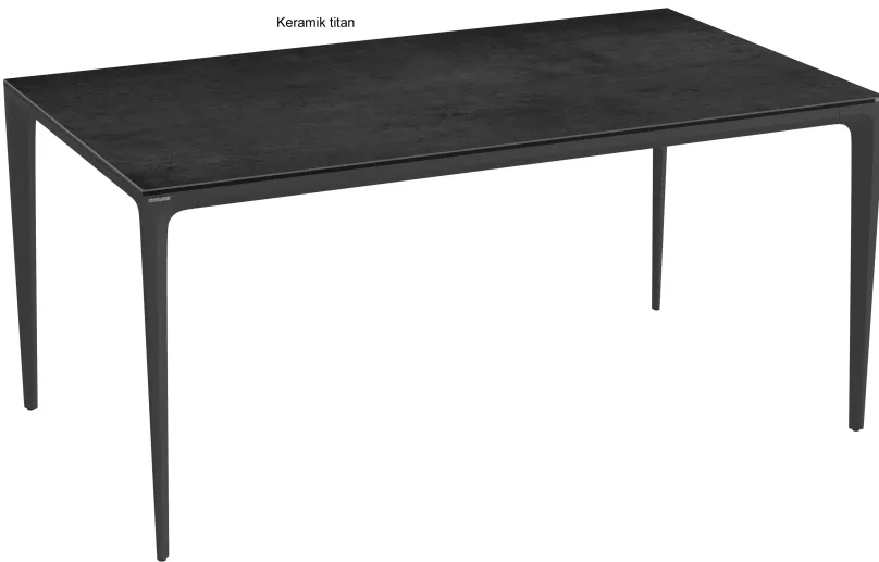 Akante Esstisch Keramik schwarz New