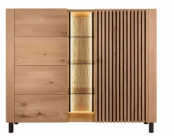 TPT Möbel Ascona Highboard Holz modern Hot