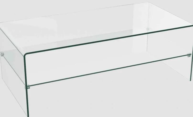 Akante Atena Couchtisch Glas mit Ablage Sale