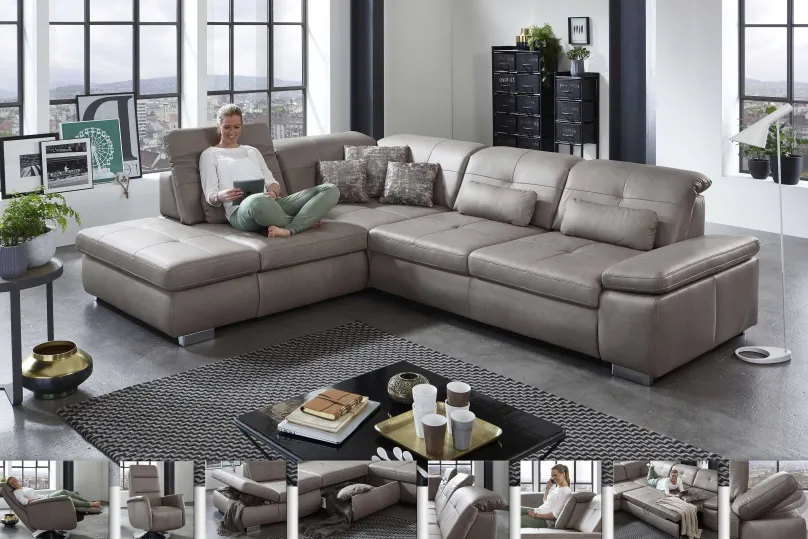 Polinova Atlantis Ecksofa Leder Online