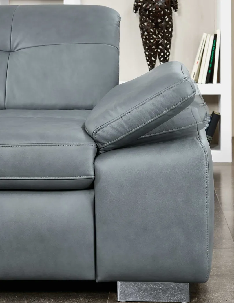 Polinova Atlantis Ledersofa mit Schlaffunktion Best