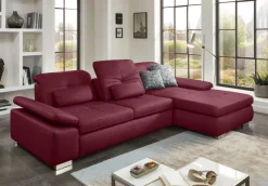 Polinova Atlantis Ledersofa mit Schlaffunktion Best