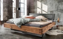 TPT Möbel Balkenbett 820 wildeiche Discount