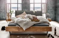 TPT Möbel Balkenbett 820 wildeiche Discount