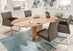 Rott Design Bastian Esstisch oval nussbaum Sale