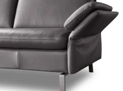 Leu Swiss Belen Ledercouch 3-Sitzer