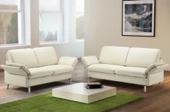Leu Swiss Belen Ledercouch 3-Sitzer