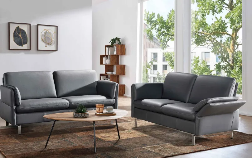 Leu Swiss Belen 2 Sitzer Sofa Leder modern Hot