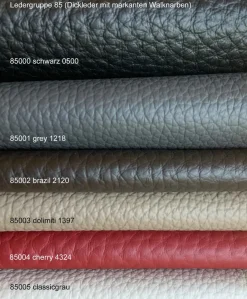 Leu Swiss Bellina Ledercouch -Sitzer New