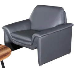 Leu Swiss Bellina Leder Sessel modern Discount