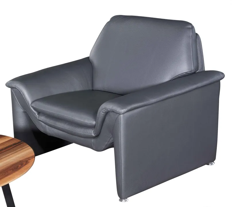 Leu Swiss Bellina Leder Sessel modern Discount