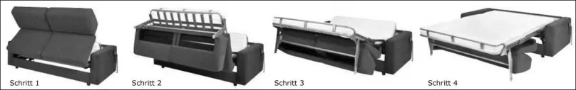 Posa Polstermöbel GmbH Ben Schlafsofa Dauerschläfer