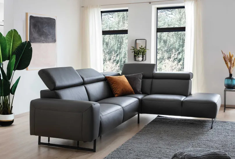 DFM Polstermöbel Bonaire Ecksofa mit Relaxfunktion optional Outlet