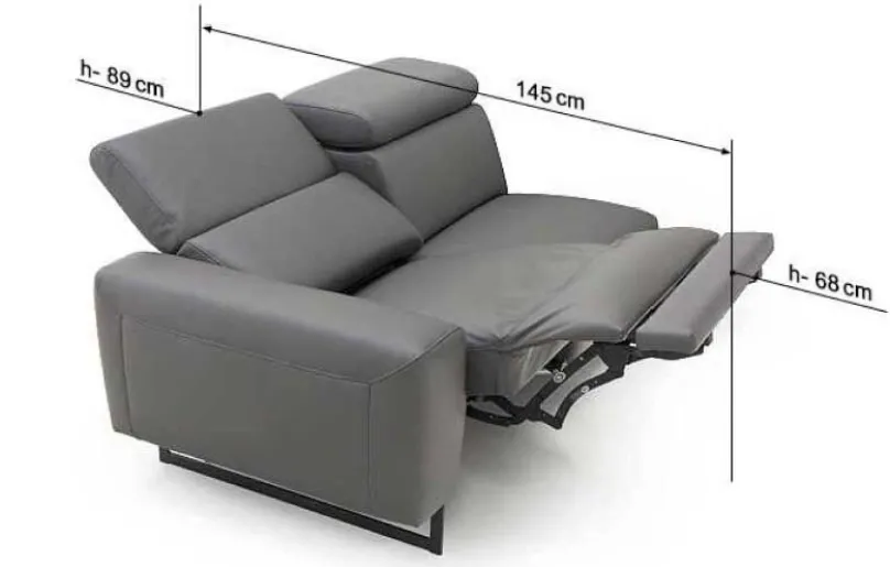 DFM Polstermöbel Bonaire Ecksofa mit Relaxfunktion optional Outlet