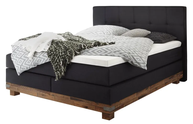 Hasena Boston Boxspringbett mit Holzrahmen Hot