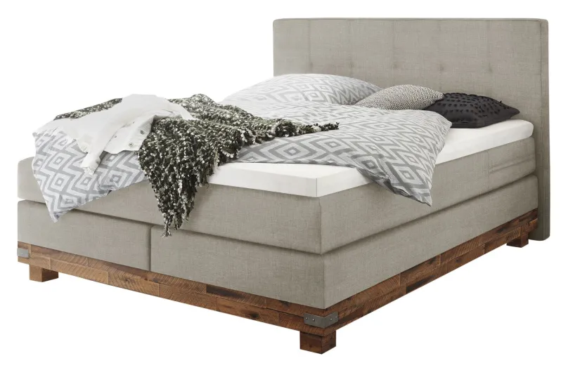 Hasena Boston Boxspringbett mit Holzrahmen Hot