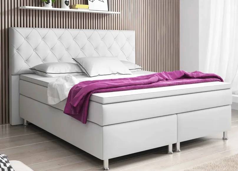 mkpreis Boxspringbett mit hohem Kopfteil Outlet