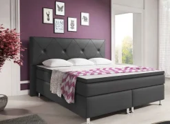 mkpreis Boxspringbett mit hohem Kopfteil Outlet