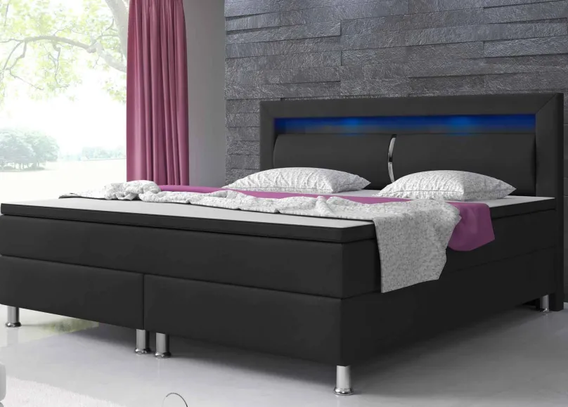 mkpreis Boxspringbett mit LED Hot
