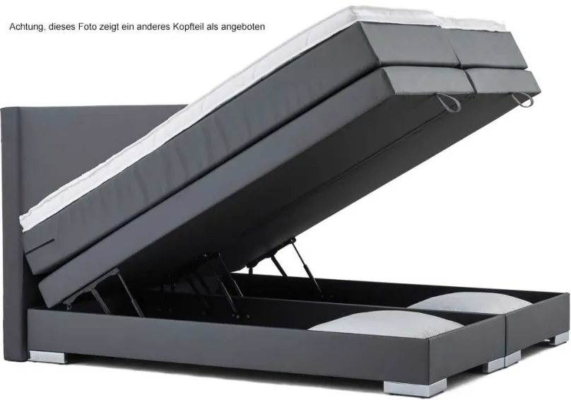 Dico Möbel Boxspringbett 180x200 cm mit Bettkasten Hot