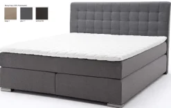 Meise Möbel GmbH & Co.KG Boxspringbett 180x200 grau Discount