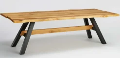 Schösswender Möbel Carbonara Holztisch mit Baumkante Sale