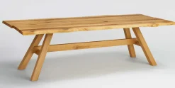 Schösswender Möbel Carbonara Holztisch mit Baumkante Sale