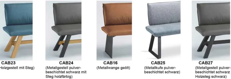 Schösswender Möbel Carbonara Sitzbank ohne Lehne Online