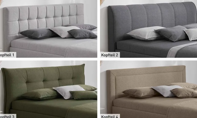 HAPO GmbH & Co. KG Clara Polsterbett 200x200 mit Stauraum Best