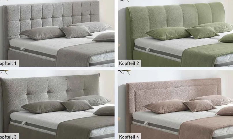 HAPO GmbH & Co. KG Clarissa Polsterbett mit Bettkasten 180x200 Outlet
