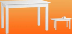 möbelmeile24 Columbia günstiger Küchentisch weiß ausziehbar Discount