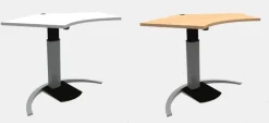 ConSet Schreibtisch Trapez höhenverstellbar Steh / Sitz New