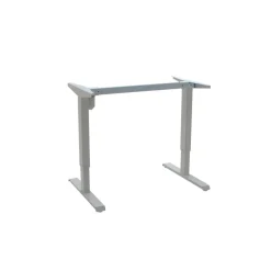 ConSet Steh-Schreibtisch höhenverstellbar weiß o. buche 80 kg