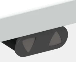 ConSet Stehschreibtisch höhenverstellbar trapezförmig buche o. weiß New