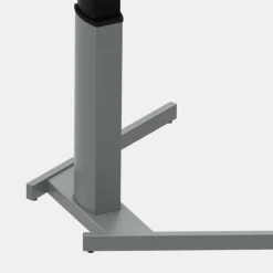 ConSet Stehschreibtisch höhenverstellbar trapezförmig buche o. weiß New