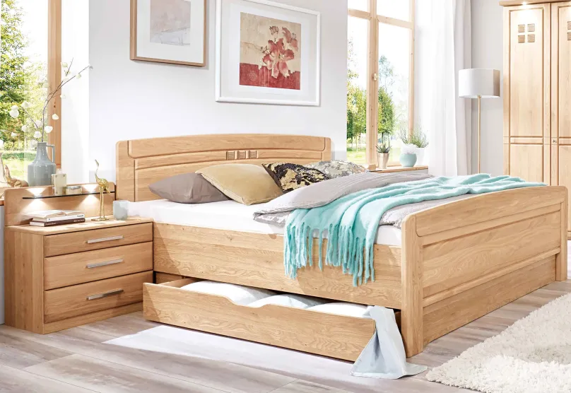 Wiemann Möbel Cortina Bett eiche Hot