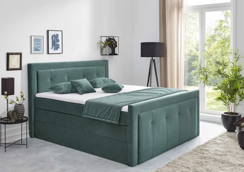 HAPO GmbH & Co. KG Cosima Boxspringbett 100x200 mit Bettkasten New