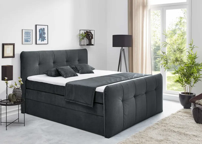 HAPO GmbH & Co. KG Cosima Boxspringbett 160x200 mit Bettkasten New
