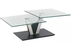 Vierhaus Vertrieb GmbH & Co. KG 1019 Couchtisch drehbar 2 Ebenen