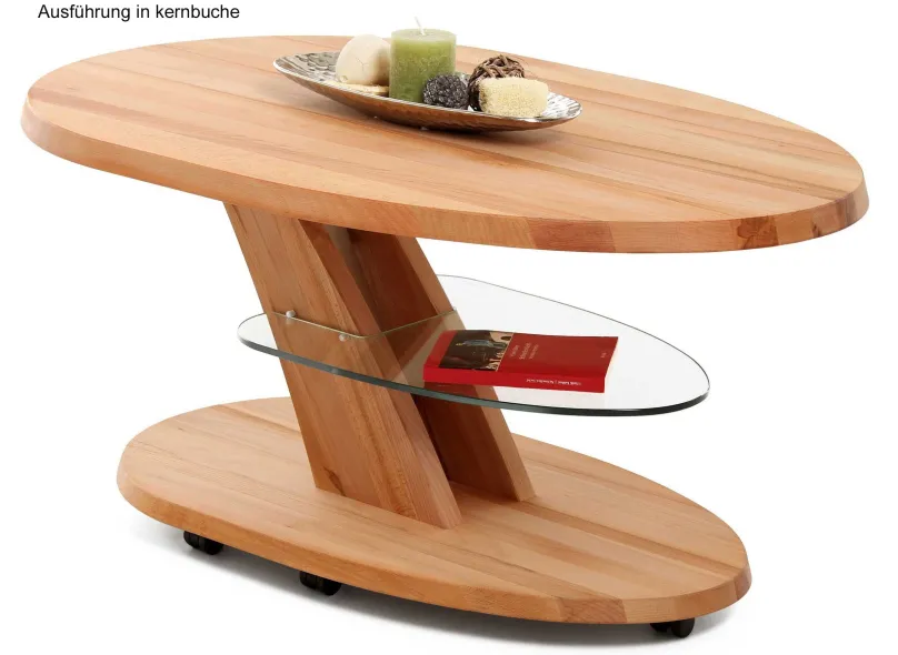 Vierhaus Vertrieb GmbH & Co. KG 4328 Couchtisch oval höhenverstellbar Online