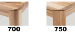 Dico Möbel CT700/750 Couchtisch Massivholz Online