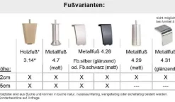Dietsch Polstermöbel GmbH Dietsch Denja Schlafsofa mit Bettkasten Leder oder Textil individuell Best