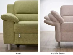 Dietsch Polstermöbel GmbH Dietsch Denja Schlafsofa mit Bettkasten Leder oder Textil individuell Best