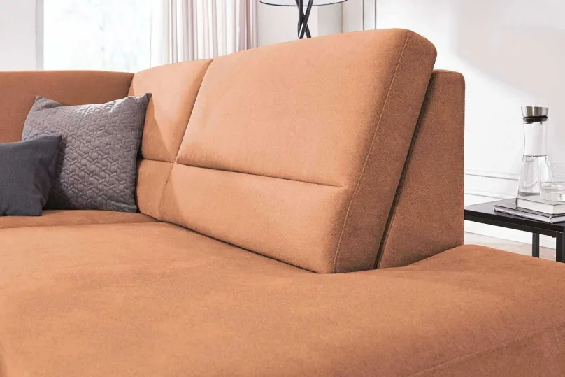 Dietsch Polstermöbel GmbH Dietsch Onyx Ecksofa mit Querschläfer in vielen Farben Outlet