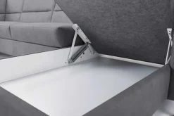 Dietsch Polstermöbel GmbH Dietsch Onyx Schlafsofa mit Ottomane in vielen Farben