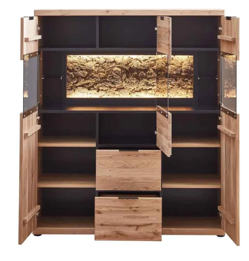 Wohn-Concept GmbH Donna Highboard wildeiche Best