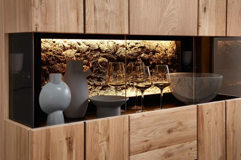 Wohn-Concept GmbH Donna Highboard wildeiche Best