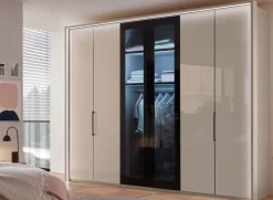 Wiemann Möbel Dubai Kleiderschrank mit durchsichtigen Glastüren Best